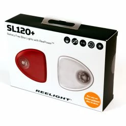 REELIGHT SL120+ Feux De Signalisation Sans Piles Avec Autonomie -Promos VTT Boutique SL120 plus packaging
