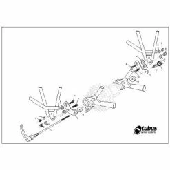 Adaptateur De Fixation Porte-bagage Sur Cadre Sans Oeillet Tubus -Promos VTT Boutique adaptateur de fixation porte bagage sur cadre sans oeillet tubus full 3