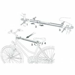 PERUZZO Adaptateur Pour Vélo Femme Et VTT Suspendu Sur Porte Vélo Coffre 9 PERUZZO Adaptateur Pour Vélo Femme Et VTT Suspendu Sur Porte Vélo Coffre -Promos VTT Boutique adaptateur pour velo femme et vtt suspendu sur porte velo coffre full 4