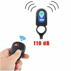 Brandless Antivol Avec Alarme Télécommandée 110 Db Sur Cadre Vélo -Promos VTT Boutique antivol avec alarme telecommandee 110 db sur cadre velo full 6