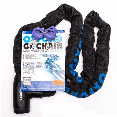 Antivol Chaine Pour Vélo à Clefs 1.5 M OXFORD 2 Antivol Chaine Pour Vélo à Clefs 1.5 M OXFORD – Image 2