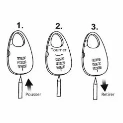 Antivol Spirale 1200 Mm à Code XLC -Promos VTT Boutique antivol spirale 1200 mm a code xlc full 5