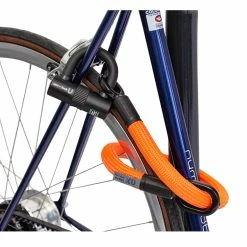 Antivol Tex-Lock Eyelet S 80 Cm Certifié Sold Secure Et ART2 -Promos VTT Boutique antivol tex lock eyelet u orange 2