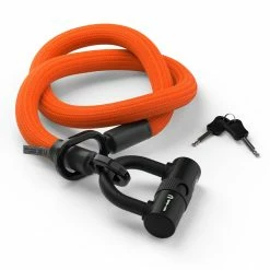 Antivol Tex-Lock Eyelet M 120 Cm Certifié Sold Secure Et ART2 -Promos VTT Boutique antivol tex lock eyelet u orange
