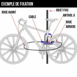 Antivol U Et Câble Avec Alarme Pour Vélo Maxi Oxford -Promos VTT Boutique antivol u et cable avec alarme pour velo maxi oxford full 3