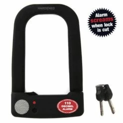 Antivol Vélo U à Clefs Avec Alarme De 110 Db Ultra Lock Alarm -Promos VTT Boutique antivol velo u a clefs avec alarme de 110 db ultra lock alarm full 3
