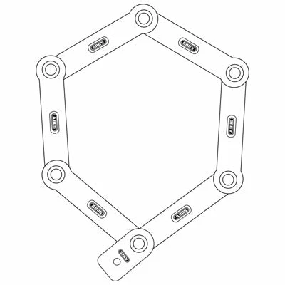 Antivol Vélo U Pliant Bordo Granit X-Plus 6500 110 Cm - Abus 3 Antivol Vélo U Pliant Bordo Granit X-Plus 6500 110 Cm - Abus – Image 3