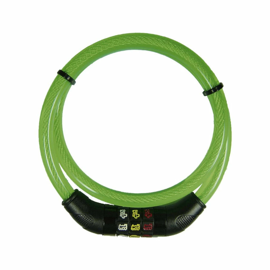 Câble Antivol Vélo Enfant à Code Symboles Security Plus 1 Câble Antivol Vélo Enfant à Code Symboles Security Plus