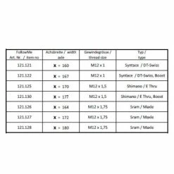 FollowMe Axe De Roue Arrière M12 Pour Adaptation Follow Me -Promos VTT Boutique axe de roue arriere m12 pour adaptation follow me full 5