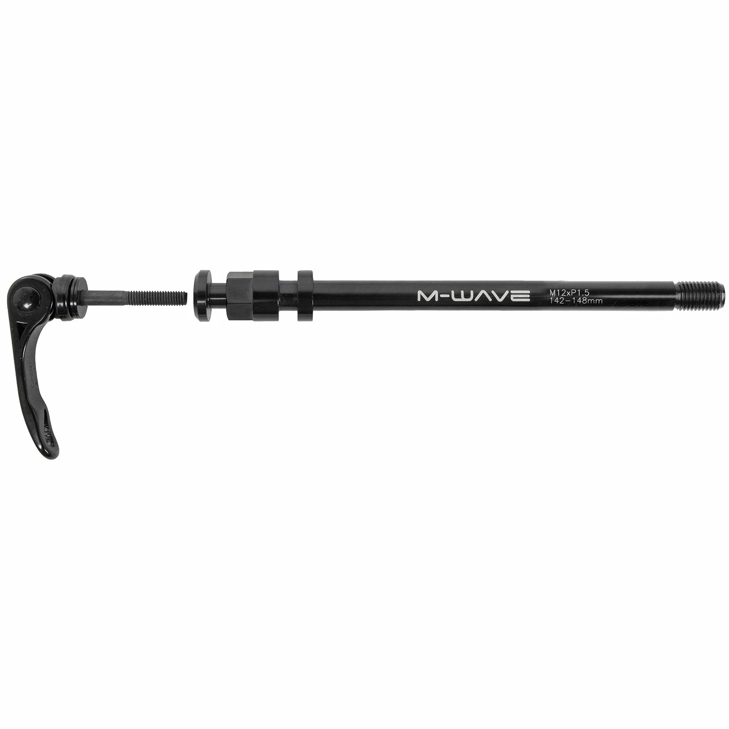 Axe Traversant Universel 12 Mm Avec Support De Remorque Vélo M-Wave 1 Axe Traversant Universel 12 Mm Avec Support De Remorque Vélo M-Wave