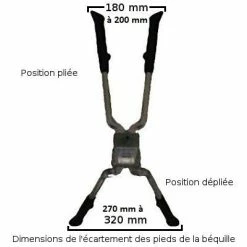 Brandless Béquille Vélo Double Ajustable En Hauteur 7 Brandless Béquille Vélo Double Ajustable En Hauteur -Promos VTT Boutique bequille velo double ajustable en hauteur full 3