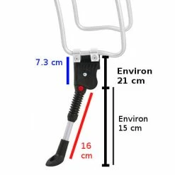 Béquille Vélo Latérale Pour Porte-bagages Low Rider Hebie 5 Béquille Vélo Latérale Pour Porte-bagages Low Rider Hebie -Promos VTT Boutique bequille velo laterale pour porte bagages low rider hebie full 3