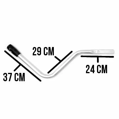 Bras Fixation Weber Sur Axe De Roue Remorque Vélo Hinterher 4 Bras Fixation Weber Sur Axe De Roue Remorque Vélo Hinterher – Image 4