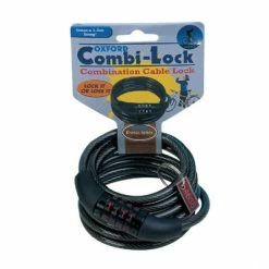 Cable Spirale à Code 150 Cm X 6 Mm - Combi Lock Oxford