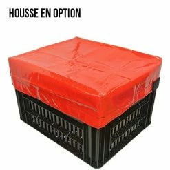 Kerri Caisse PVC Noir Sur Porte Bagage Vélo - Large -Promos VTT Boutique caisse pvc noir sur porte bagage velo large full 3