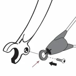 Connecteur Pour Sécurité ASR Sur Garde Boue Bluemels SKS -Promos VTT Boutique connecteur pour securite asr sur garde boue bluemels sks full 4