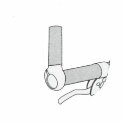 Brandless Cornes De Guidon De Vélo Noir Aluminium 110 Mm -Promos VTT Boutique cornes de guidon de velo noir aluminium 110 mm full 4