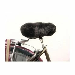 Welo Couvre Selle Pour Vélo Fourrure Véritable Peau De Mouton -Promos VTT Boutique couvre selle pour velo fourrure veritable peau de mouton full 4