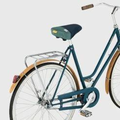 Couvre Selle Vélo En Matériau Recyclé Urban Proof Bleu Vert -Promos VTT Boutique couvre selle velo en materiau recycle urban proof bleu vert full 3