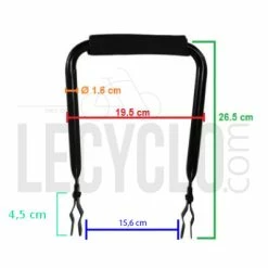 Dossier Pour Siège Enfant Sur Porte-bagage De Vélo - Hooodie -Promos VTT Boutique dossier pour siege enfant sur porte bagage de velo hooodie full 4