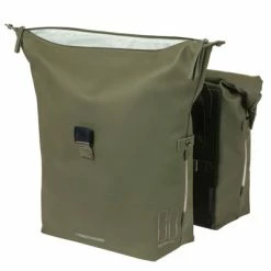 Double Sacoche Basil 41 L SoHo Nordlicht Avec éclairage Intégré -Promos VTT Boutique double sacoche basil 41 l soho nordlicht avec eclairage integre full 5