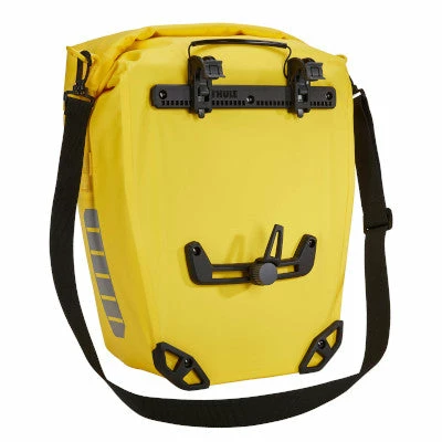 Double Sacoche Jaune Sur Porte-bagages 25L Shield Pannier Thule 2 Double Sacoche Jaune Sur Porte-bagages 25L Shield Pannier Thule – Image 2