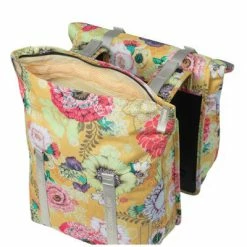 Double Sacoche Vélo Porte-bagage Arrière Jaune Bloom Field Basil -Promos VTT Boutique double sacoche velo porte bagage arriere jaune bloom field basil full 4