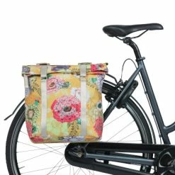Double Sacoche Vélo Porte-bagage Arrière Jaune Bloom Field Basil -Promos VTT Boutique double sacoche velo porte bagage arriere jaune bloom field basil full 5
