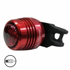 Barbieri Éclairage Arrière Sur Tube De Selle De Vélo Avec Chargement USB