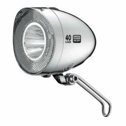 Eclairage Vélo Avant Rétro à LED Sur Dynamo XLC