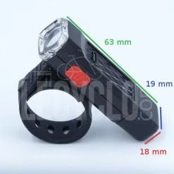 Brandless Feu Avant LED étanche Micro USB -Promos VTT Boutique feu avant led etanche micro usb full 5