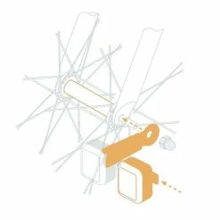 Feux Vélo Sur Moyeu AMS Light + Reelight Avec Condensateur 10 Feux Vélo Sur Moyeu AMS Light + Reelight Avec Condensateur -Promos VTT Boutique feux velo sur moyeu ams light reelight avec condensateur full 5