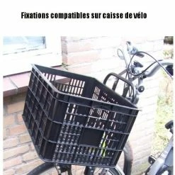 Fixations Pour Caisse Et Panier De Vélo En Osier Rotin - Basil -Promos VTT Boutique fixations pour caisse et panier de velo en osier rotin basil full 5