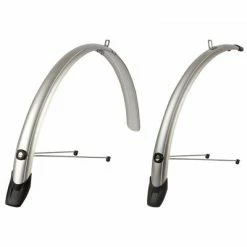 Garde-boue Vélo 26 Pouces 51 Mm Argent Towny Polisport