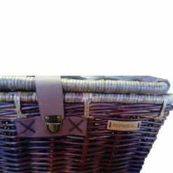 Grand Panier De Vélo En Rotin Denton L Basil -Promos VTT Boutique grand panier de velo en rotin denton l basil full 6