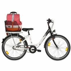 Grand Panier De Vélo Noir Sur Porte Bagage Arrière Class Basil -Promos VTT Boutique grand panier de velo noir sur porte bagage arriere class basil full 6