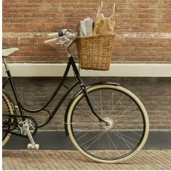 Grand Panier Sur Guidon De Vélo En Rotin Darcy L Basil -Promos VTT Boutique grand panier sur guidon de velo en rotin darcy l basil full 6