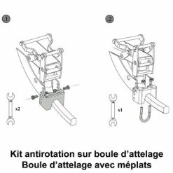 Mottez Kit Antirotation Pour Boule D'attelage -Promos VTT Boutique kit antirotation pour boule d attelage full 5