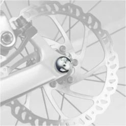 Antivols Pour Roue Avant Et Arrière Avec Axe à Serrage Rapide Pinhead -Promos VTT Boutique lot de 2 verrous a relachement rapide verrous pour roues 2