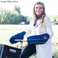 Manchons Vélo Wobs Bleus Contre Le Froid -Promos VTT Boutique manchons velo wobs bleus contre le froid full 3