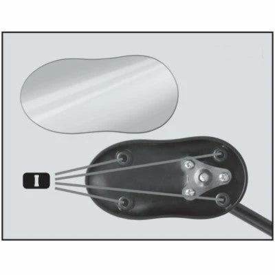 Ergotec-Humpert Miroir De Rechange Pour Rétroviseur Vélo M99 Ergotec 2 Ergotec-Humpert Miroir De Rechange Pour Rétroviseur Vélo M99 Ergotec – Image 2