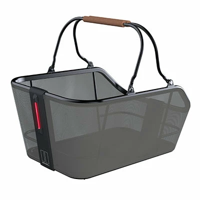 Panier 21L Vert Avec LED Sur Porte-bagages MIK Cento Tech Basil 2 Panier 21L Vert Avec LED Sur Porte-bagages MIK Cento Tech Basil – Image 2