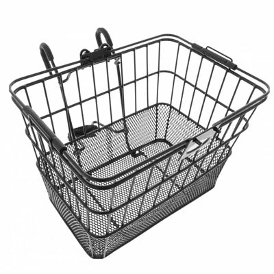 Wicked Panier Amovible Noir Sur Guidon Avec Fixation Rapide 1 Wicked Panier Amovible Noir Sur Guidon Avec Fixation Rapide