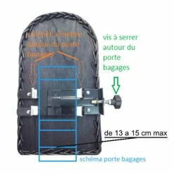 Panier Arrière En Osier Pour Chien Sur Porte Bagage Vélo -Trixie -Promos VTT Boutique panier arriere en osier pour chien sur porte bagage velo trixie full 5
