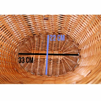 Panier Avant En Osier Pour Chien Sur Guidon - Trixie 3 Panier Avant En Osier Pour Chien Sur Guidon - Trixie – Image 3