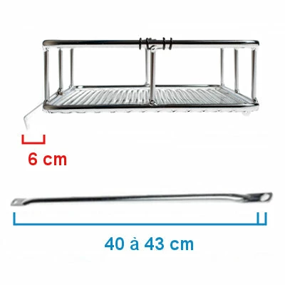 Panier Fixe Avant Pour Vélo Chrome Take Away BLB 6 Panier Fixe Avant Pour Vélo Chrome Take Away BLB – Image 6