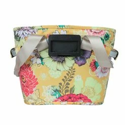 Panier Guidon Jaune 15L Compatible Klickfix Bloom CarryAll Basil -Promos VTT Boutique panier guidon jaune 15l compatible klickfix bloom carryall basil full 4