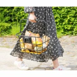 Panier Avant Pour Vélo Avec Socle En Bois Z Front Zefal -Promos VTT Boutique panier velo avant bois zefal 5