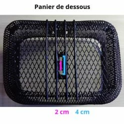 Panier Vélo Avant En Acier 20 L Sur Potence Hapo-G -Promos VTT Boutique panier velo avant en acier 20 l sur potence hapo g full 4