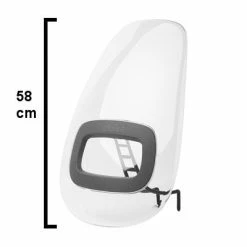 Pare Brise Vélo Pour Siège Bobike One+ Mini -Promos VTT Boutique pare brise velo pour siege bobike one mini gris full 3